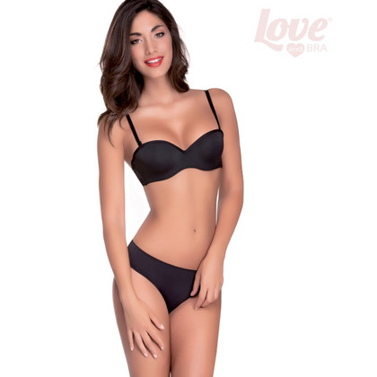 LOVE AND BRA Fascia imbottita con ferretto coppa graduata senza cuciture TIZIANA