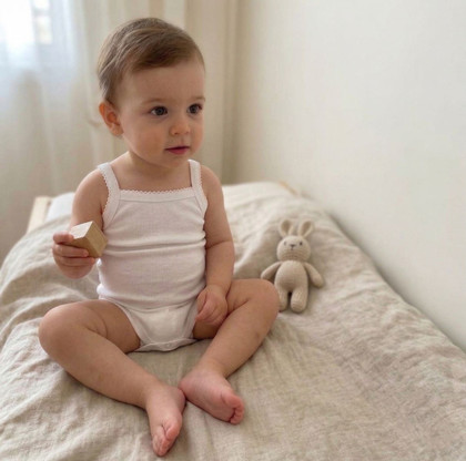 Ellepi  Body Neonata Spalla Stretta in 100% Cotone  3624