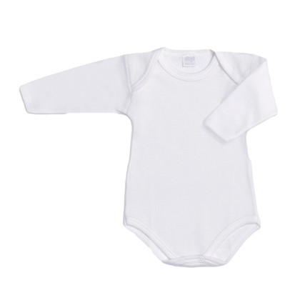 2 Body Neonato Neonata Manica Lunga Ellepi AF809 in Lana e Cotone
