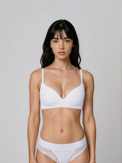 Jadea Reggiseno triangolo senza ferretto  in microfibra Abbraccio