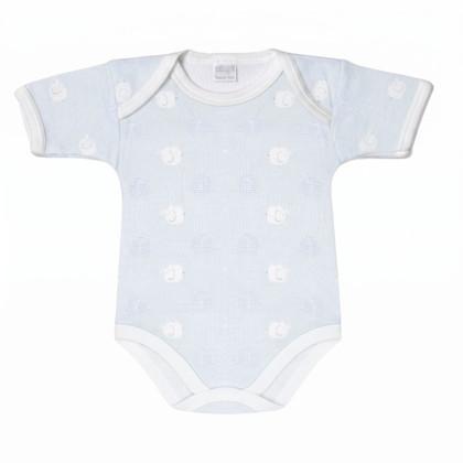 Ellepi (2 pezzi) Body Neonato/a Mezza Manica in Caldo Cotone