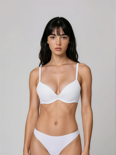 Jadea Reggiseno Push-Up con Ferretto in Microfibra Desiderio