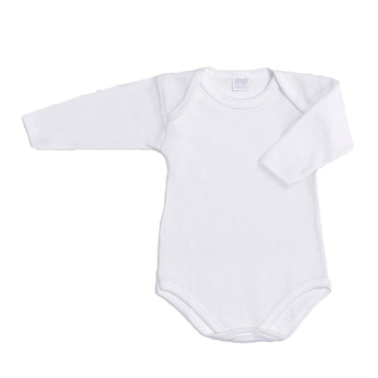 2 Body Neonato Neonata Manica Lunga Ellepi AF890 in Cotone Interlock