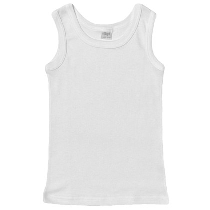 6 Canottiere Bambino e Ragazzo Spalla Larga Ellepi AI 8226 in 100% Cotone