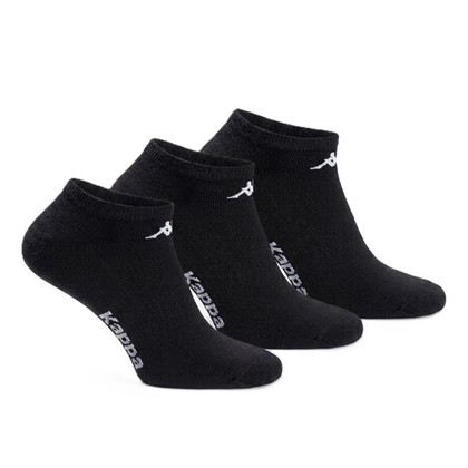 kAPPA (3 Paia) Minicalza Unisex Fantasmino Jersey di Cotone. Ideale per lo Sport K006