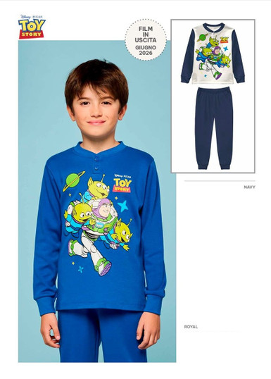 TOY STORY Pigiama bambino manica lunga in cotone interlock DY40Z0401 SABOR