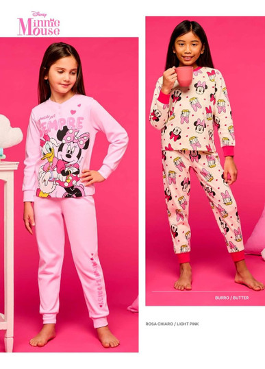 MINNIE Pigiama bambina manica lunga in cotone interlock DY50L8953