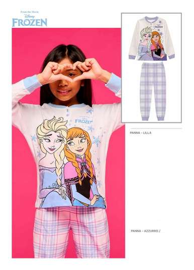 FROZEN Pigiama bambina manica lunga in cotone interlock DY50A5494