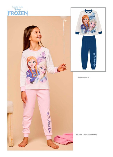 FROZEN Pigiama bambina manica lunga in cotone interlock DY50A5495 SABOR
