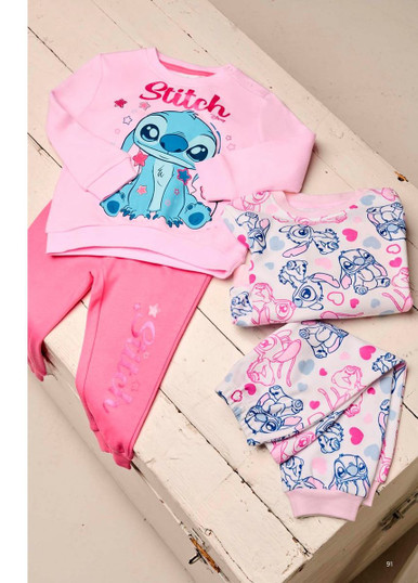 STITCH Pigiama neonata manica lunga in cotone interlock DY32K9132 SABOR