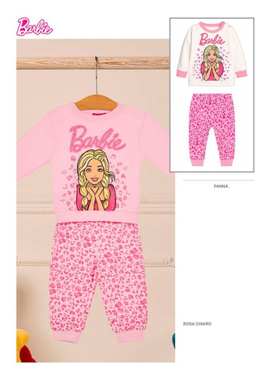 BARBIE Pigiama neonata manica lunga in cotone interlock MT32U0218 SABOR SABOR