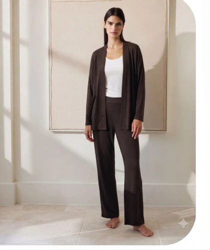 JadeaCardigan donna manica lunga aperto in micromodal e cashmere Art. 5333