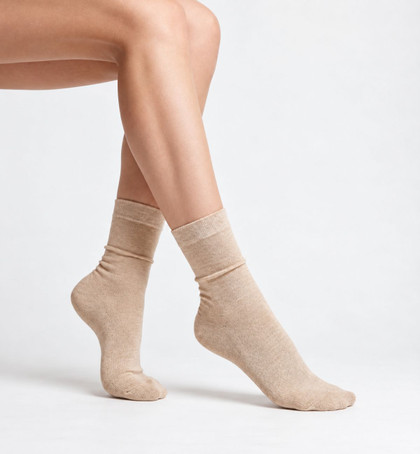 Jadea 6 Paia Calzini Donna con Polsino in Misto Cashmere JCB810