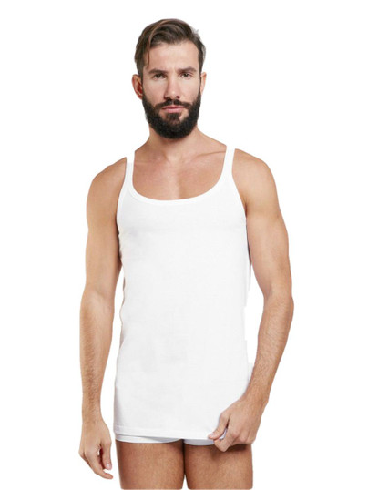 3 Pezzi Canotta Uomo Spalla Stretta Nottingham VS714 in Cotone Pettinato