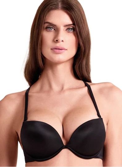 LORMAR Double Reggiseno con ferretto Super Pushup +2 in microfibra