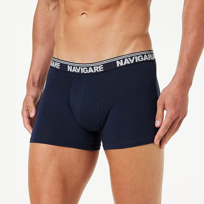 Navigare 573E (6 pezzi) Boxer Uomo Cotone Elasticizzato Elastico Esterno - Offerta Multipack