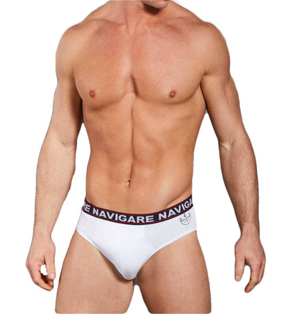 6 Pezzi Slip Uomo Navigare 324 con Elastico Esterno in Cotone Elasticizzato