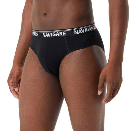 6 Pezzi Slip Uomo Navigare 574E con Elastico Esterno in Cotone Elasticizzato