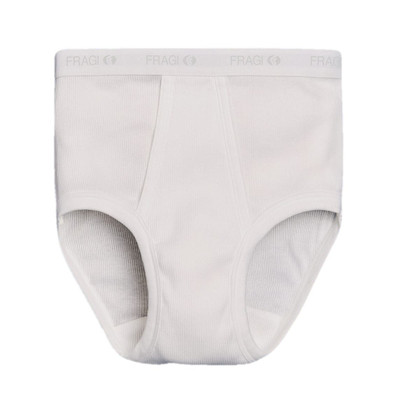 2  Slip Uomo Alto con Apertura Fragi Anthony Elastico Esterno in Cotone Naturale