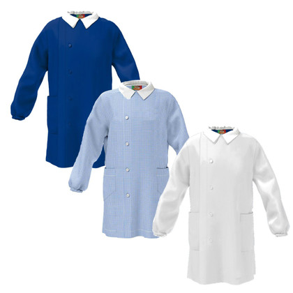 Grembiule Scuola Bambino Asilo ed Elementare Senza Ricamo con Bottoni Mariano