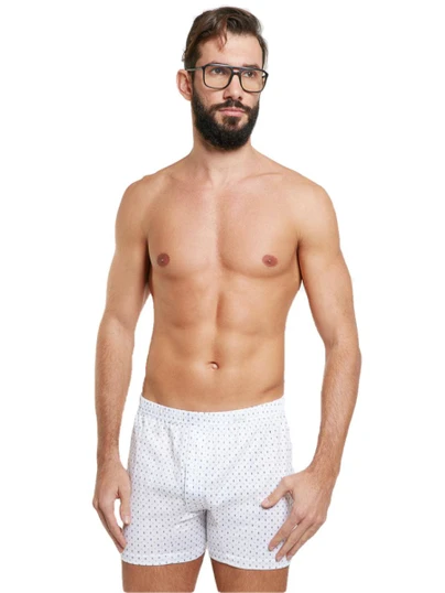 Nottingham (3 Pezzi) Boxer Uomo Apertura con Bottoni in Filo di Scozia  B416