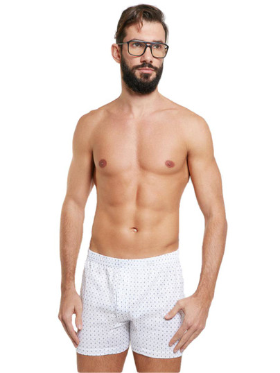 3 Pezzi Boxer Uomo Nottingham B416-B416S Apertura con Bottoni in Filo di Scozia