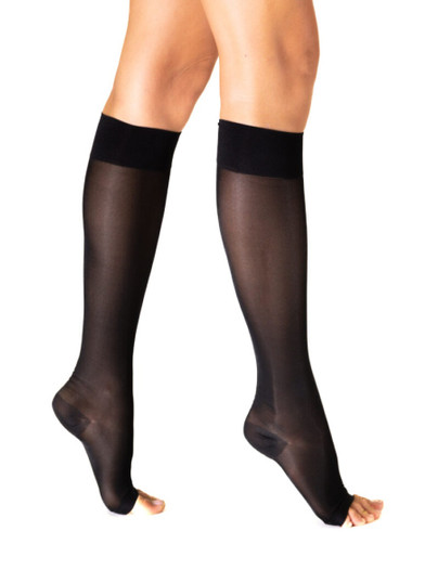 Gambaletto Donna Ibici Segreta 140 den Punta Aperta con Tallone anatomico Gambaletto Donna Ibici Segreta 140 den Punta Aperta con Tallone anatomico