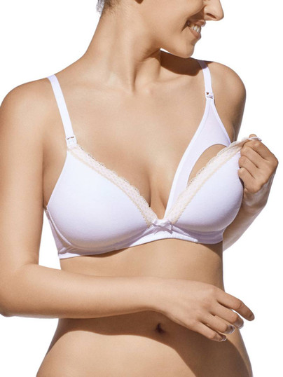 Creaciones Selene Jasmina Reggiseno Donna per Allattamento in Pizzo (Coppa C)