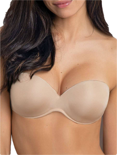 Reggiseno Fascia Donna Sielei 1570 in Microfibra Lucida Con Ferretto - Coppa B