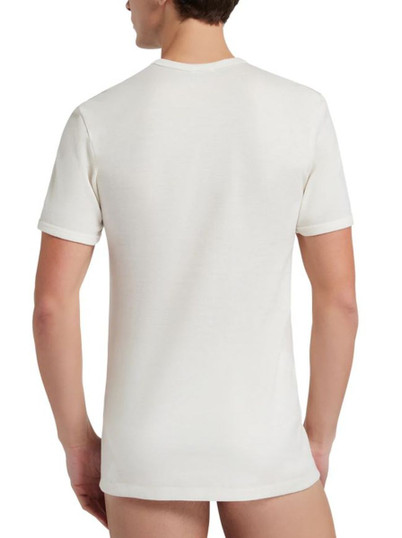 Maglia Uomo Liabel 05321 53 Mezza Manica scollo a V in Lana e Cotone