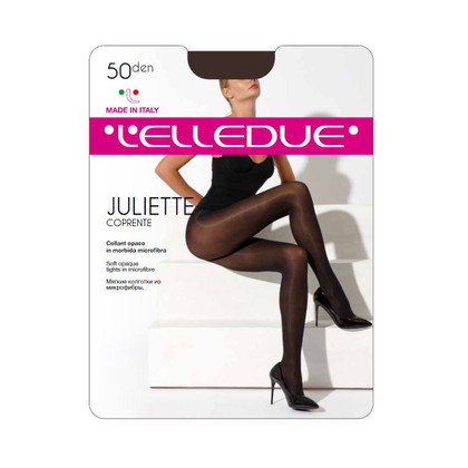 6 Paia Collant Elledue Juliette 50 Coprente in Microfibra e Tassello in Cotone