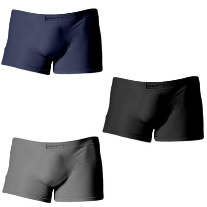 Intimidea (pacco da 3) Boxer Uomo in Morbida Microfibra con conchiglia anatomica 400025