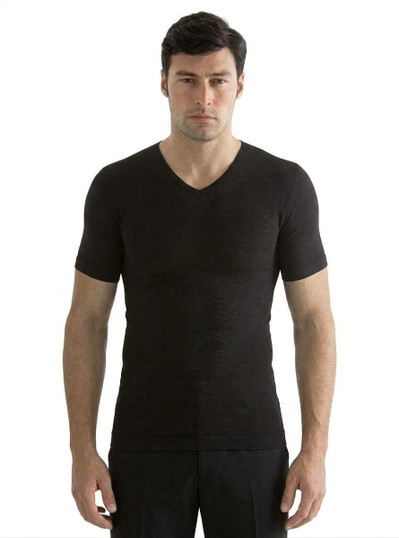 Intimidea Maglia Uomo Scollo V manica corta in morbida Microfibra 65200023