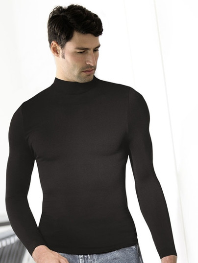 T-shirt Maglia Uomo Lupetto Intimidea 200060 Manica Lunga in Morbida Microfibra