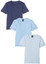 3 Pezzi Maglia Bambino Girocollo Mezza Manica Navigare 13010 in Caldo Cotone