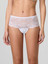 6 Pezzi Slip short in pizzo trasparente Jadea 1630 con Tassello interno in Cotone
