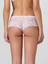6 Pezzi Slip short in pizzo trasparente Jadea 1630 con Tassello interno in Cotone