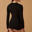 Maglia Donna Manica Lunga Girocollo in Cotone Elasticizzato JADEA 4055