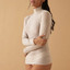 Maglia Donna Dolcevita Manica Lunga in Modal e Cashmere Jadea 4066