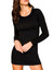Maglia Maxi Donna Manica Lunga  Scollo Ampio in Cotone Elasticizzato JADEA 4067