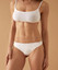 Jadea (3 Pezzi) Slip Perizoma Donna Taglio laser in Cotone Elasticizzato  8002