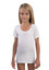 3 Pezzi Canottiera Bambina/Ragazza Mabrat 224/225 Mezza Manica in Caldo Cotone - Made in Italy