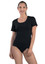 Maglia Donna Mabrat MMDF292 Mezza Manica Girocollo con Bordo in Raso - Made in Italy