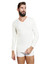 Maglia Uomo Manica Lunga Scollo a V Nottingham TL18 Esterno Lana Interno Cotone