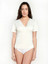 Maglia Donna Nottingham TM23W Formaseno Mezza Manica In Lana e Cotone con Pizzo