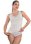 3 Pezzi Canottiere Donna Mabrat MMDB99 Spalla Larga Lana e Cotone con Intarsi in Macramé - Made in Italy