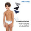Enrico Coveri (6 Pezzi) Slip Bambino e Ragazzo ES4000 in cotone Elasticizzato