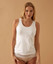 Jadea 4328 Canotta Donna Spalla Larga Inserti in Pizzo