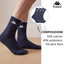 KAPPA (3 Paia) Calzino Corti Uomo Tennis Sportiva in cotone K540