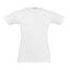 T-Shirt bordo raso girocollo manica corta bimba, cotone 3828 26R LIABEL